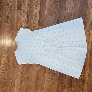 Boden white summer dress size 8